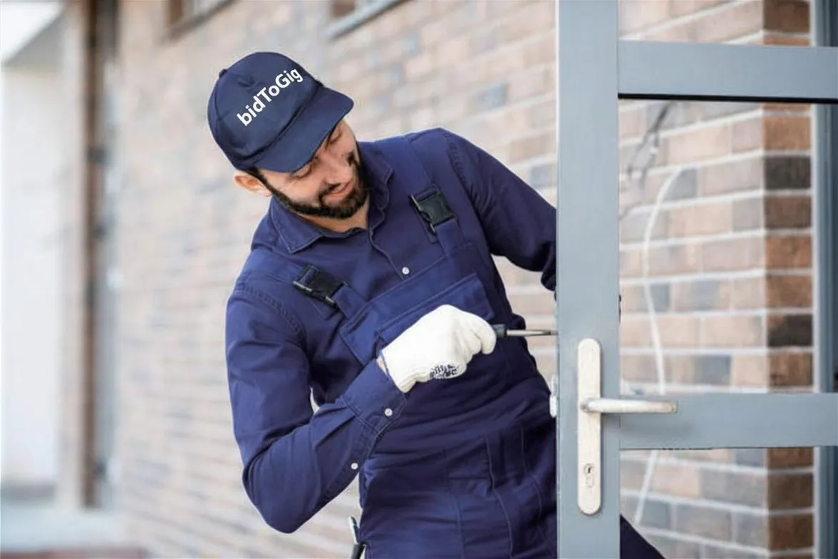 Hire door knob installer nearby