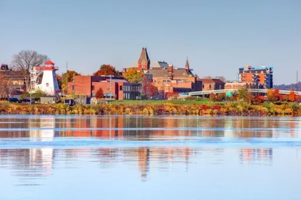 Fredericton city view