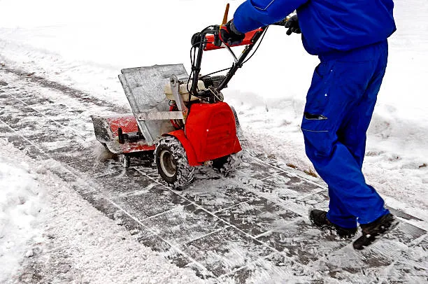Snow plowing